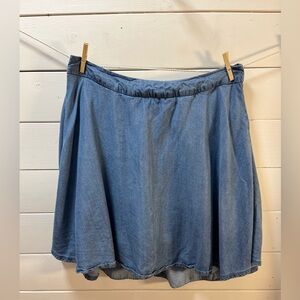 D/C JEANS Chambray Culotte Skirt – Size 1X